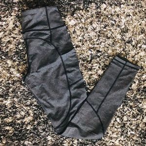 Women’s Active Wear, 7/8 length, compression, gray